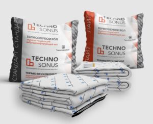 Звукоизоляционный материал Termozvukoizol Forte в упаковке от Techno Sonus