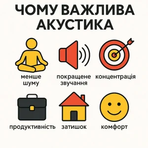 Чому важлива акустика