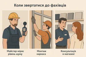 Когда обращаться к специалистам по звукоизоляции?